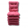 Set of 4 chair cushions 38 x 38 x 8 cm - 1227
