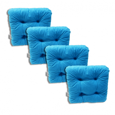 Set of 4 chair cushions 38 x 38 x 8 cm - 1331