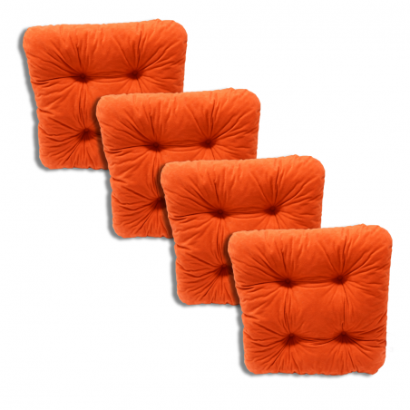 Set of 4 chair cushions 38 x 38 x 8 cm - 1333