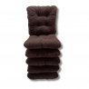 Set of 6 chair cushions 38 x 38 x 8 cm - 1021