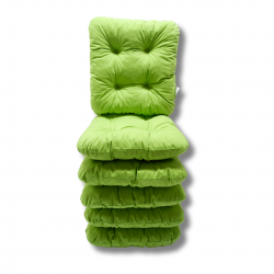 Set of 6 chair cushions 40 x 40 x 8 cm - 1229