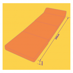 Folding mattress 200x70x10 cm - 1333