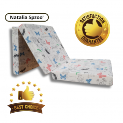 Folding mattress 195x65x10 cm GLORY