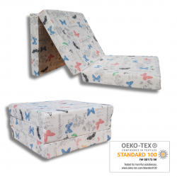 Folding mattress 195x65x10 cm GLORY
