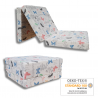 Folding mattress 195x65x10 cm GLORY