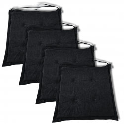 Chair seat pad 40x40x3 cm 0001 - set of 2 pcs