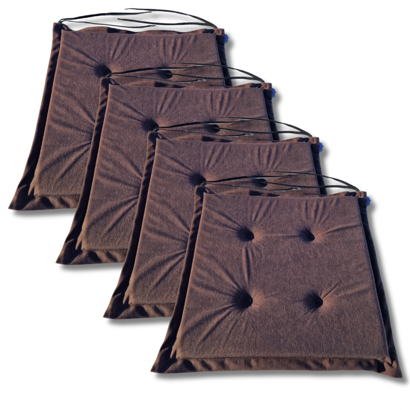 Chair seat pad 40x40x3 cm 1021 - set of 4 pcs