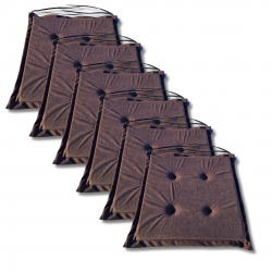 Chair seat pad 40x40x3 cm 1021 - set of 4 pcs