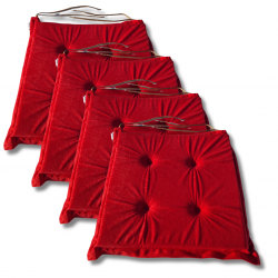Chair seat pad 40x40x3 cm 3100 - set of 4 pcs