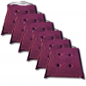 Chair seat pad 40x40x3 cm 1224 - set of 6 pcs