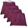 Chair seat pad 40x40x3 cm 1224 - set of 6 pcs