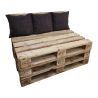 Back part of Pallet Cushion 120 x 40 x 10 cm with zipper 1021