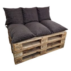 Back part of Pallet Cushion 120 x 40 x 10 cm with zipper 1021