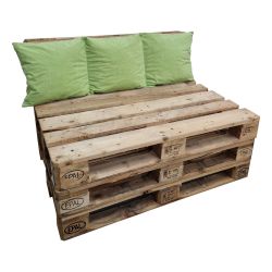 Back part of Pallet Cushion 120 x 40 x 10 cm with zipper 1229