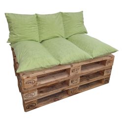 Back part of Pallet Cushion 120 x 40 x 10 cm with zipper 1229