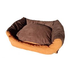 Dog bed Max- size S - brown/orange
