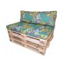 Pillow, pallet backrest mattress for garden with zipper 120 x 40 x 10 cm Style