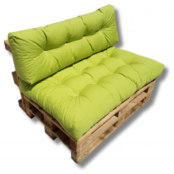Pallet Seating Cushions Set light green