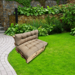 Pallet Seating Cushion light brown