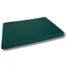 Pallet seating cushions set with zip green