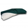 Pallet seating cushions set with zip green