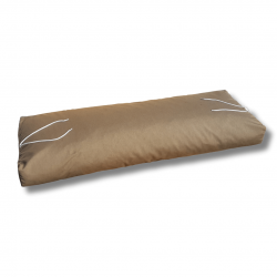 Pallet garden back pillow with zip light brown