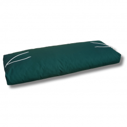 Pallet garden back pillow with zip green
