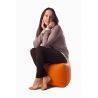 Beanbag Chair Cover Little Point - Dark red