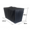 Waterproof Protective Bag for Sofa - Folding Mattress SF - 200 x 120 x 10 cm - black