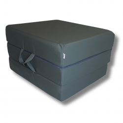 Folding mattress visco LUX 195x75x15 cm anthracite