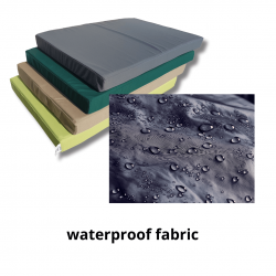 Folding mattress visco LUX 195x75x15 cm anthracite