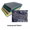 Folding mattress visco LUX 195x75x15 cm anthracite