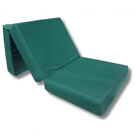Folding mattress visco LUX 195x75x15 cm - Green