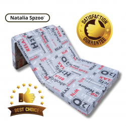 Folding mattress cover 195x65x10 cm - NATURE