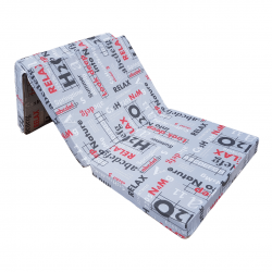 Folding mattress cover 195x65x10 cm - NATURE