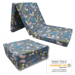 Folding mattress 195x65x8 cm -001