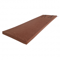 Mattress 200 x 60 x 6 cm, roll-up, foldable, adjustable length, 1000