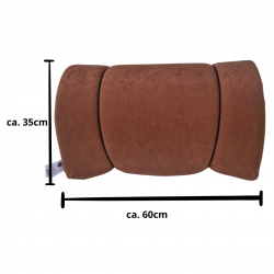Mattress 200 x 60 x 6 cm, roll-up, foldable, adjustable length, 1000