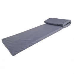 Mattress 200 x 60 x 6 cm, roll-up, foldable, adjustable length, 1008