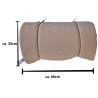 Mattress 200 x 60 x 6 cm, roll-up, foldable, adjustable length, 1009