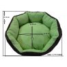 Dog bed Nora- size S - brown/orange