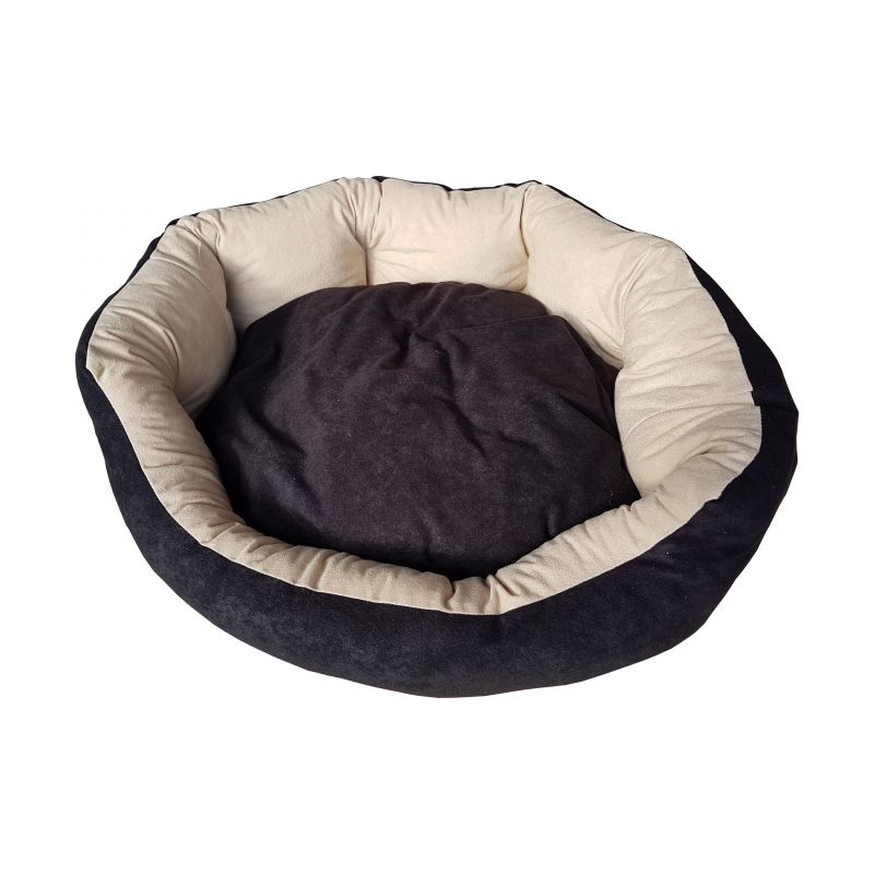 Dog bed Nora- size S - black/beige
