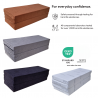 Folding mattress 200 x 140 x 8 cm - 1009
