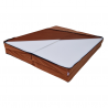 Folding mattress 200 x 140 x 8 cm - 1000
